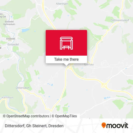 Карта Dittersdorf, Gh Steinert
