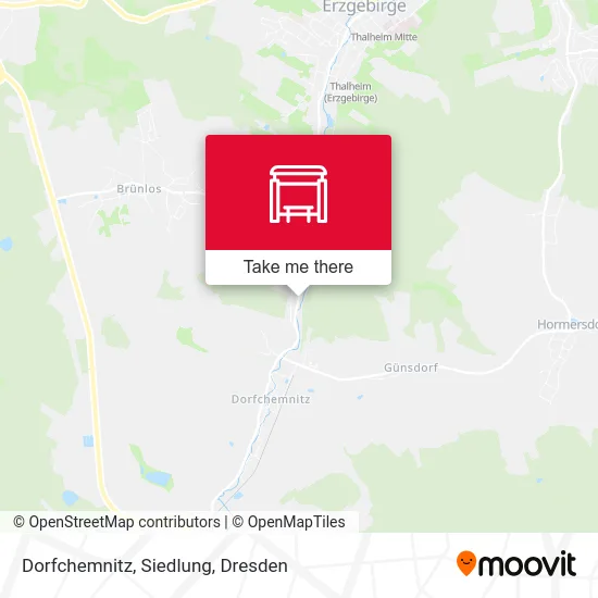 Карта Dorfchemnitz, Siedlung