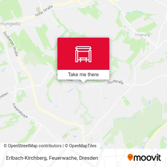 Карта Erlbach-Kirchberg, Feuerwache