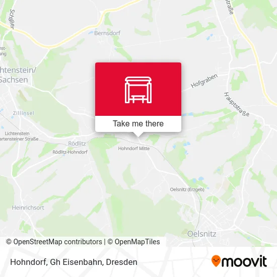 Карта Hohndorf, Gh Eisenbahn