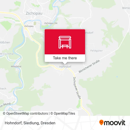 Карта Hohndorf, Siedlung