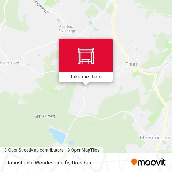 Карта Jahnsbach, Wendeschleife