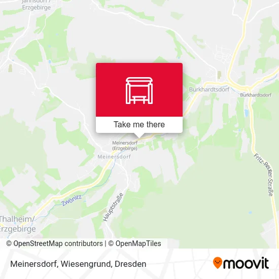 Карта Meinersdorf, Wiesengrund