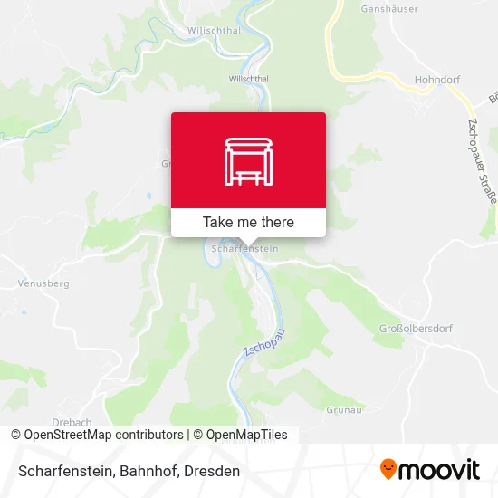 Scharfenstein, Bahnhof map