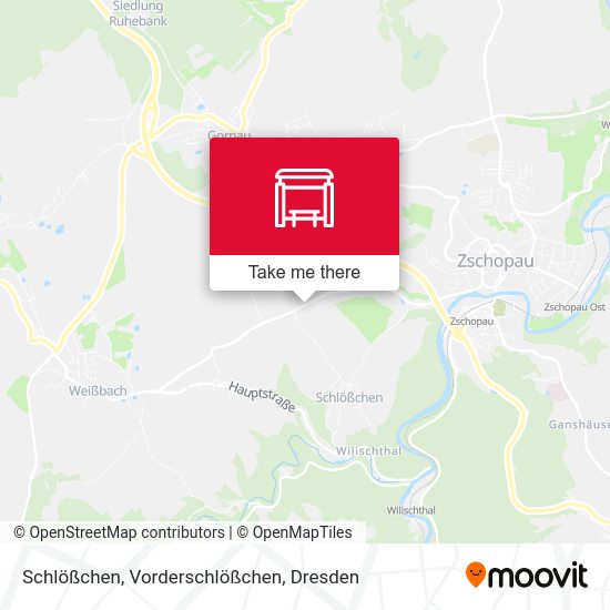 Карта Schlößchen, Vorderschlößchen