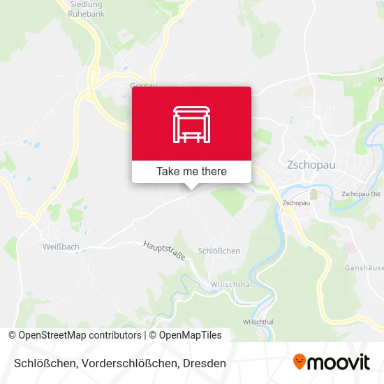 Карта Schlößchen, Vorderschlößchen