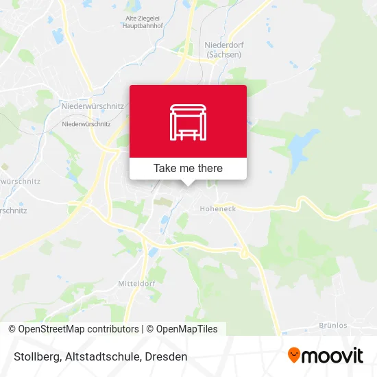 Карта Stollberg, Altstadtschule
