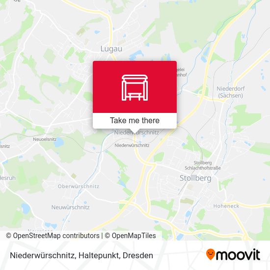 Карта Niederwürschnitz, Haltepunkt