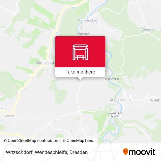 Карта Witzschdorf, Wendeschleife