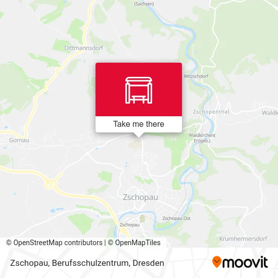 Карта Zschopau, Berufsschulzentrum