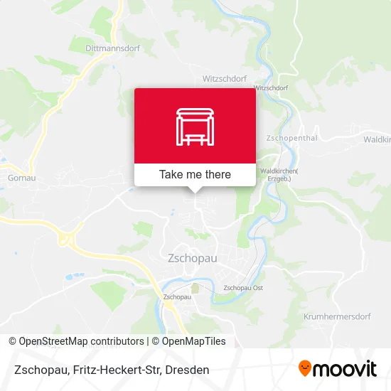 Карта Zschopau, Fritz-Heckert-Str
