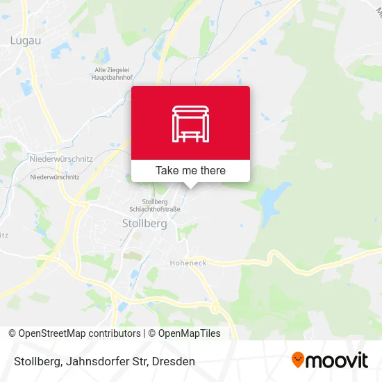 Карта Stollberg, Jahnsdorfer Str