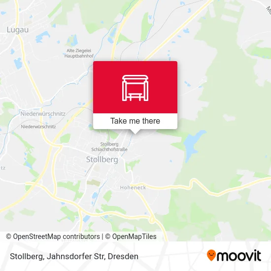 Карта Stollberg, Jahnsdorfer Str
