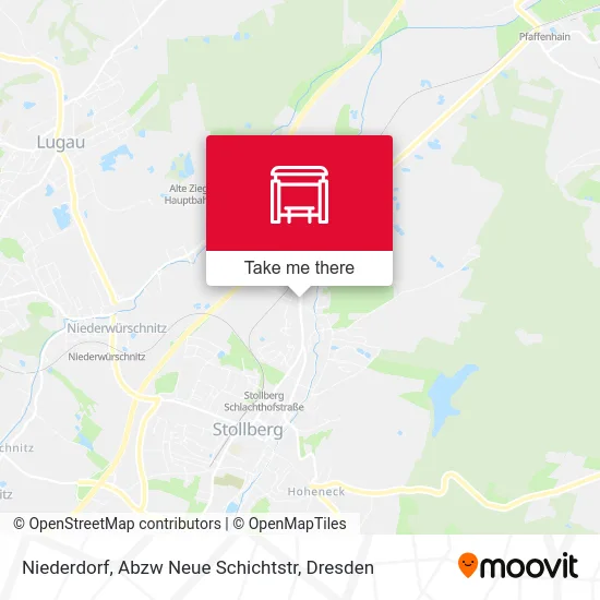 Карта Niederdorf, Abzw Neue Schichtstr