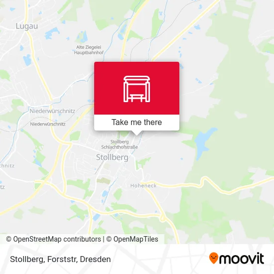 Карта Stollberg, Forststr