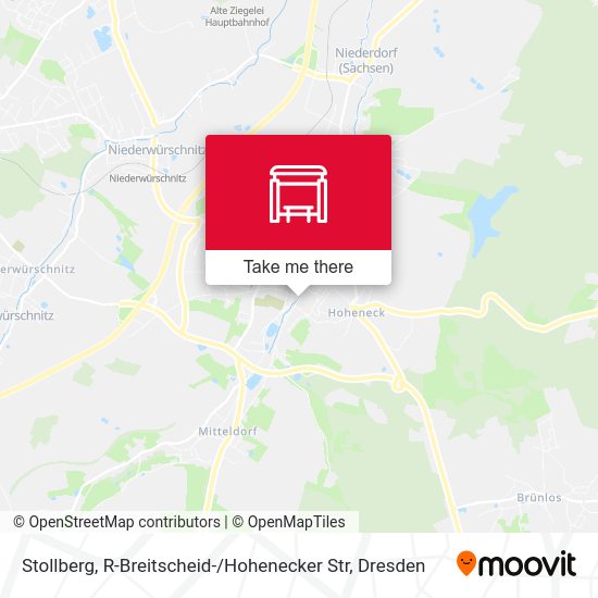 Карта Stollberg, R-Breitscheid- / Hohenecker Str