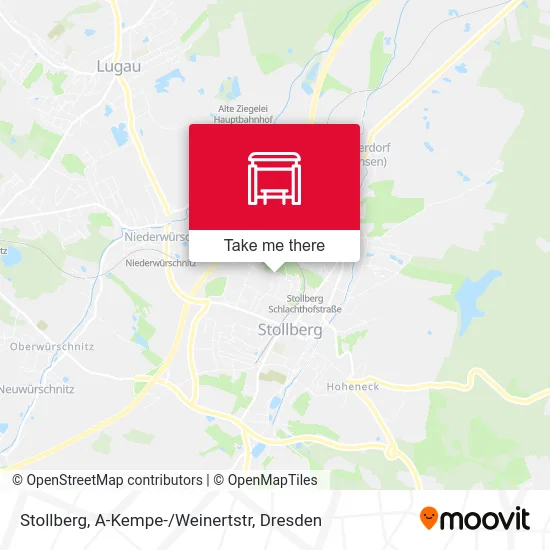 Карта Stollberg, A-Kempe-/Weinertstr