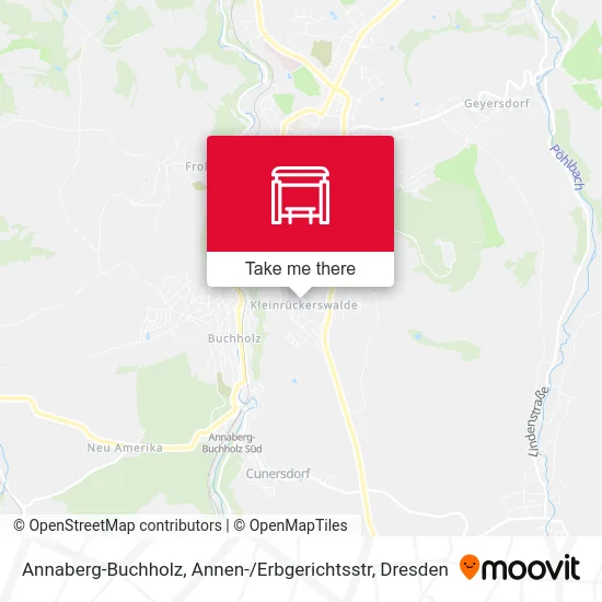 Карта Annaberg-Buchholz, Annen- / Erbgerichtsstr