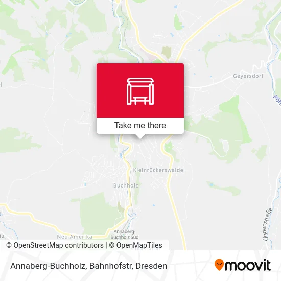 Карта Annaberg-Buchholz, Bahnhofstr