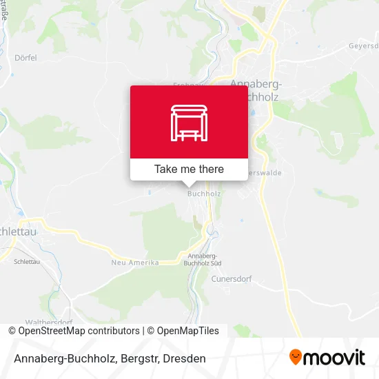 Карта Annaberg-Buchholz, Bergstr