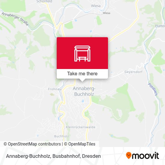 Карта Annaberg-Buchholz, Busbahnhof