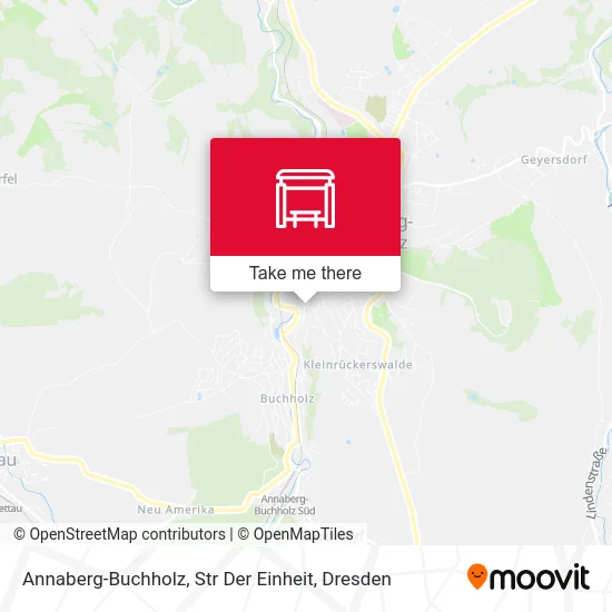 Карта Annaberg-Buchholz, Str Der Einheit