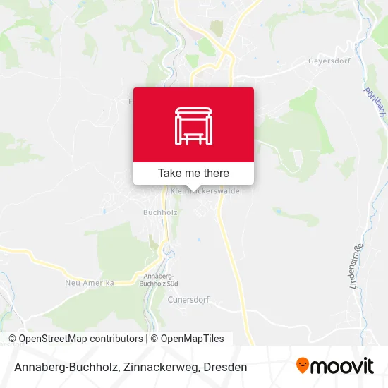 Карта Annaberg-Buchholz, Zinnackerweg