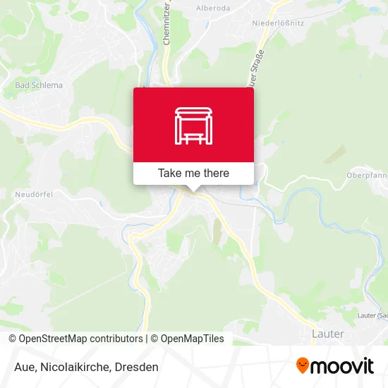 Карта Aue, Nicolaikirche