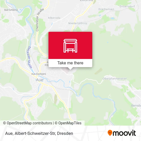 Карта Aue, Albert-Schweitzer-Str