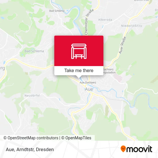 Карта Aue, Arndtstr