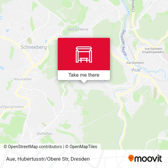 Карта Aue, Hubertusstr/Obere Str
