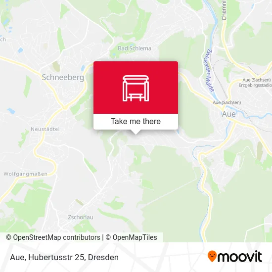 Карта Aue, Hubertusstr 25