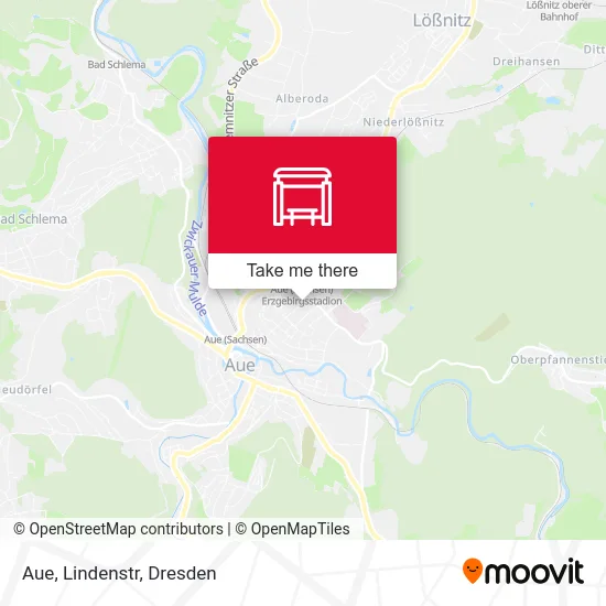 Карта Aue, Lindenstr