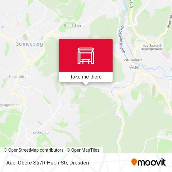 Карта Aue, Obere Str/R-Huch-Str