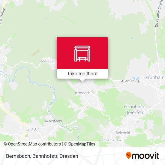 Карта Bernsbach, Bahnhofstr