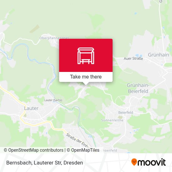 Карта Bernsbach, Lauterer Str