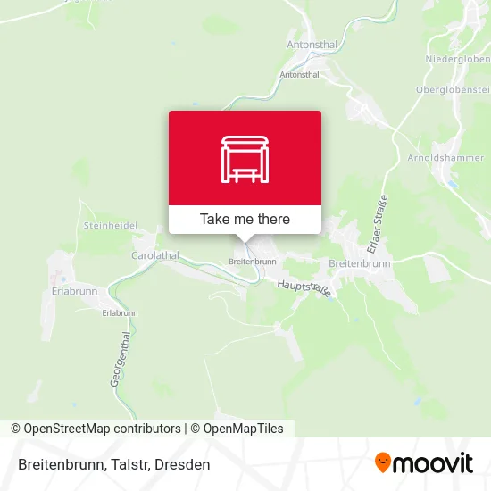 Карта Breitenbrunn, Talstr