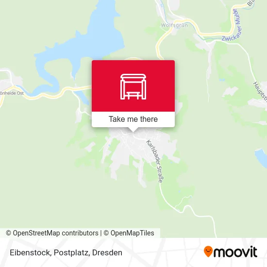 Карта Eibenstock, Postplatz