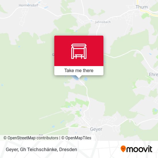 Карта Geyer, Gh Teichschänke