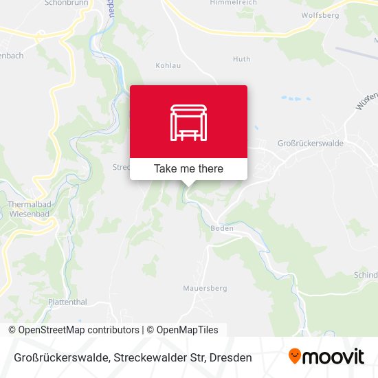 Карта Großrückerswalde, Streckewalder Str