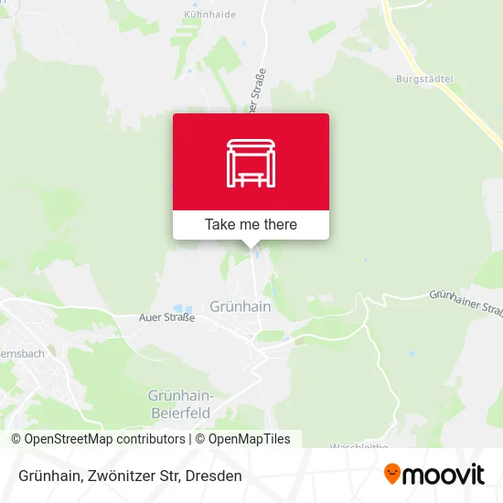 Карта Grünhain, Zwönitzer Str