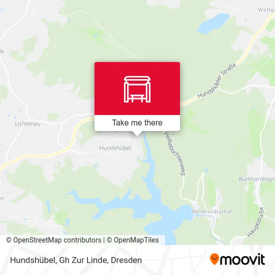 Карта Hundshübel, Gh Zur Linde