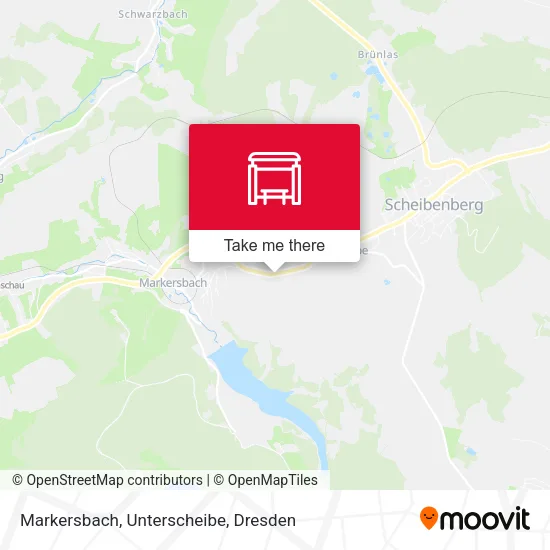 Карта Markersbach, Unterscheibe