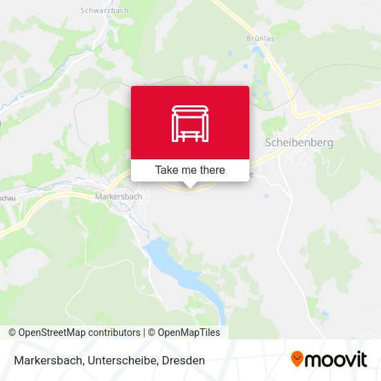 Карта Markersbach, Unterscheibe