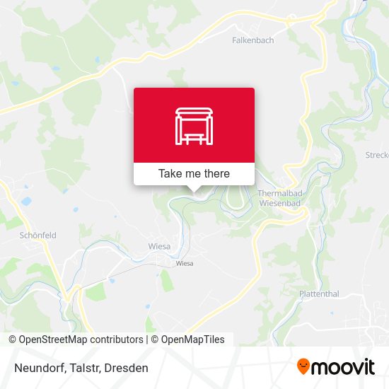 Карта Neundorf, Talstr