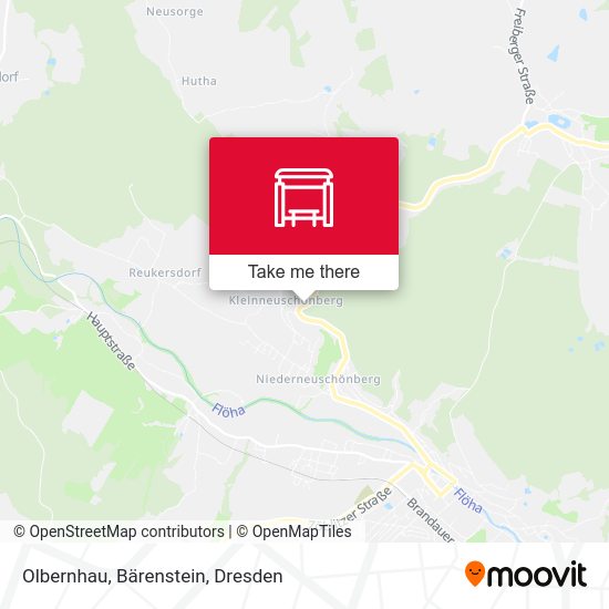 Карта Olbernhau, Bärenstein