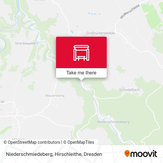 Карта Niederschmiedeberg, Hirschleithe