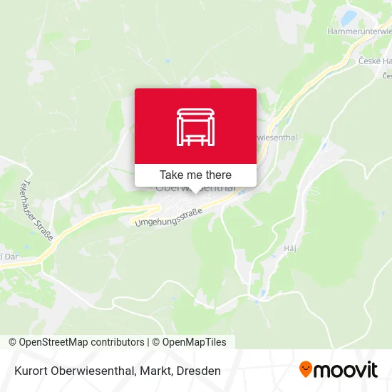 Карта Kurort Oberwiesenthal, Markt