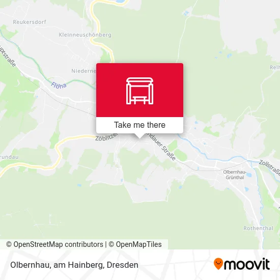 Карта Olbernhau, am Hainberg