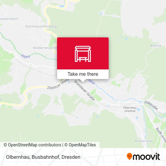 Карта Olbernhau, Busbahnhof